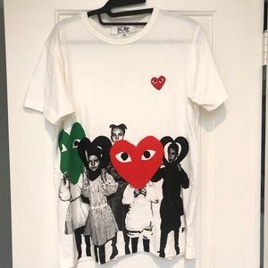 Comme des Garcons Children PLAY tee shirt - Medium